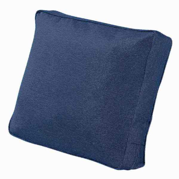 Classic Accessories Montlake FadeSafe Patio Lounge Chair/Loveseat Back Cushion, 25 x 15 x 4 Inch, Heather Indigo 62-066-INDIGO-EC